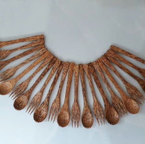 ช้อนมะพร้าวทำมือคุณภาพสูง เป็นมิตรกับสิ่งแวดล้อม ใช้แล้วทิ้ง ทนทาน ยั่งยืน เหมาะสำหรับเป็นของขวัญทางธุรกิจ  อนาคตสีเขียวของเวียดนาม - Product Image 1