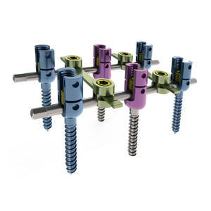 Vis de réduction pédiaculaire manuelle en titane pour implant orthopédique, diamètre 6.0, vis pédiaculaire multi-axiale à rupture en U par zuol - Product Image 1