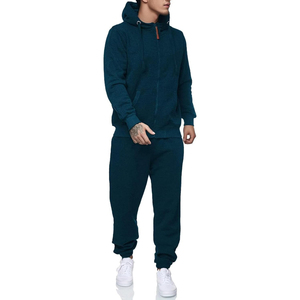 Ensemble de survêtement homme 2025 à impression par sublimation, en molleton technique zippé, avec sweat à capuche et pantalon de jogging effet dégradé, deux pièces, streetwear personnalisé - Product Image 1