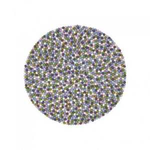 Achetez en gros un tapis en feutre de laine, tapis en feutre de laine naturelle en forme de galets, tapis fait main au design galet, tapis modernes sur mesure - Product Image 2