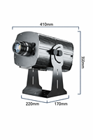 Projecteur CRANE 300W de qualité industrielle, affichage analogique/numérique HD, AC90-305V, lentille à double revêtement, étanche IP67, portée de 1000 mètres