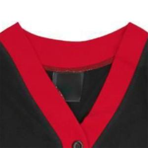 Cárdigan Universitario Delta Sigma Theta 1913, Personalizado para Hermandades y Fraternidades Escolares, Casual, 100% Algodón, Grueso, Negro por Delante - Product Image 2