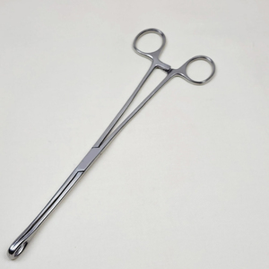 Professional Stainless Steel Body Piercing Clamps, Slotted Foerster Sponge Forceps for Tongue and Belly Piercing - Product Image 1