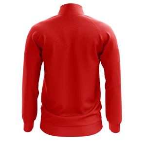 Custom Football Warmup <b>Jacket</b> Coated Stand Collar Front Logo Soft Breathable Polyester Running Fitness Daily Men's <b>Jacket</b> - Product Image 2