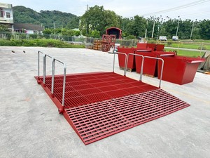 เครื่องล้างล้อรถก่อสร้างพร้อมทางลาดและราวจับ - Product Image 3
