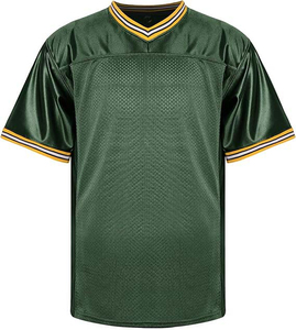 Camiseta Retro de Fútbol Americano de Manga Corta, Transpirable, Talla Grande, Secado Rápido, Protección Solar UPF 50, Absorbe la Humedad, Antibacteriana, 100% - Product Image 2