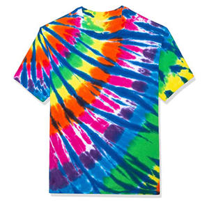 Street Men's High Quality Colorful <b>Tie</b> Dye Short Sleeve T Shirt for Men Sublimation Wholesale Rate With Customization - Product Image 5