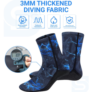 High Performance Sand <b>Socks</b> Durable Neoprene Beach Booties With Secure Fit For Volleyball Players And Training Activities - Product Image 3