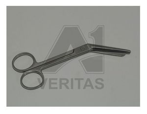 Tijeras Lister A-1 VERITAS de Acero Inoxidable de Alta Calidad, Tijeras para Cortar Vendajes con Hojas Curvas, Instrumentos Certificados ISO y CE - Product Image 1