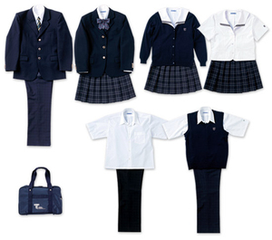 Professional Anime Cosplay Costume School Girl Uniform <b>Blazer</b> Skirt <b>Set</b> - Product Image 1