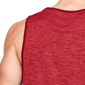 Camiseta sin mangas para hombre, la más vendida, para entrenamiento, con MOQ bajo, 100% algodón, ropa deportiva de secado rápido, para verano. - Product Image 4