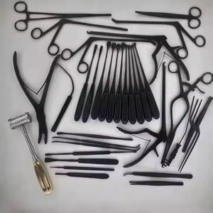 High Quality 35 PCS Standard Laminectomy Surgical Instrument Set Manual Orthopedic Spine Tools Black Coating By <b>Blush</b> Surgical - Product Image 2