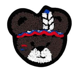 High Quality round shape Chenille Patches for Sports best style for Clothing and Hats high demanding sustainable Chenille Patch - Product Image 1
