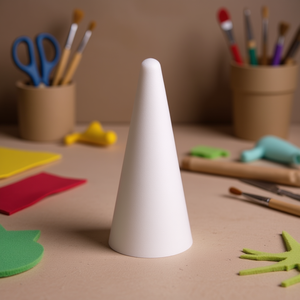 Cono de Polifoam POREX de 35 cm, Material Duradero y Versátil para Proyectos Creativos - Product Image 3