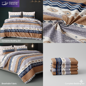 Juego de Sábanas de Microfibra de Lujo, King Size, con Estampado de Rayas, 400 Hilos, con Sábana Plana, Sábana Ajustable y 2 Fundas de Almohada, Estilo Hotel - Product Image 4