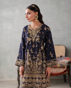 Vestidos Casuales de Primera Calidad para Mujeres Pakistaníes e Indias, Nuevas Llegadas 2026, Salwar Kameez, Vestidos de Tela Lawn, ODM 2008 - Product Image 3