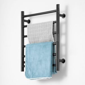 Scaldasalviette Elettrico a Parete a 6 Barre, Moderno, Impermeabile IPX5, con Display LED e Timer per Bagno - Product Image 2