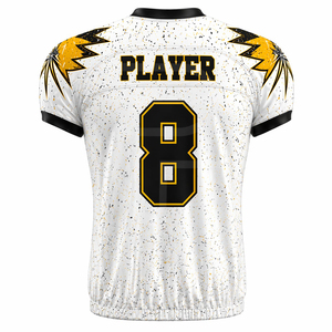 Uniforme de Fútbol Americano Estampado al por Mayor, Conjunto de Jersey y Pantalones Personalizados, Ropa Deportiva Transpirable de Secado Rápido, Proveedor OEM - Product Image 3