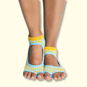 Calcetines sin Dedos para Pilates, Yoga, Danza, Certificados por JZVINA, Antideslizantes, para Ballet, con Agarre Superior, Logotipo Personalizado - Product Image 1