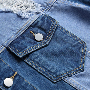 Breathable Slim Fit Jean Denim <b>Jacket</b> For <b>Boys</b> Hot Sale Professional Manufacture Men Denim <b>Jackets</b> in Bulk Quantity - Product Image 6