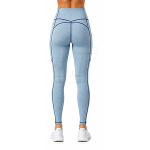 Leggings Deportivos Transpirables para Mujer con Material Elástico Flexible para Correr, Hacer Ejercicio, Entrenamiento Físico y Rendimiento Activo - Product Image 6