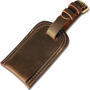 Master Craft Leather Luggage Tags Superior Full Grain Leather Quality Genuine Leather Bag Identifiers LTG-0329 - Product Image 5