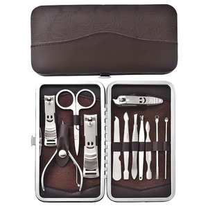 Outils de manucure Coupe-ongles et lime à ongles multifonctionnels Kit de soin des ongles en acier inoxydable 12 pièces - Product Image 5