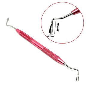 Espátula de Resina para Restauración Estética Dental Posterior, con Empuñadura Moleteada, Punta de 4mm, Instrumento Manual de Metal, Certificado CE - Product Image 4