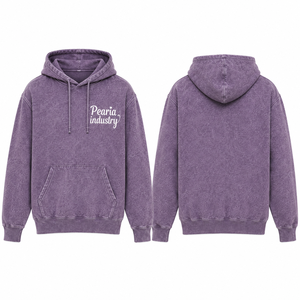 Sweat à capuche polaire pour homme, manches longues, style streetwear décontracté, 100% coton, coupe oversize, effet délavé, avec lettres imprimées sur le devant - Product Image 5
