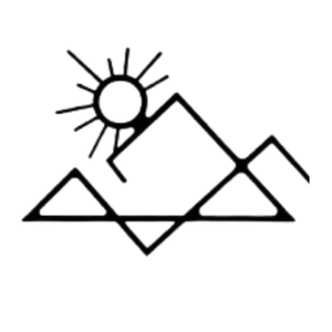 Décoration Murale Métallique Moderne Minimaliste Montagne et Soleil, Style Nordique, Art Géométrique Découpé au Laser, pour Salon et Décoration Intérieure - Product Image 1