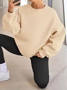 Ropa Deportiva para Entrenamiento, Sudadera con Capucha, Corte Ajustado, Manga Larga para Correr, Sudadera sin Capucha con Cierre de Cremallera de un Cuarto para Mujer - Product Image 3