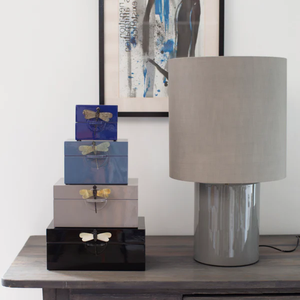 ชุดกล่องเก็บเครื่องประดับเคลือบเงาเวียดนามระดับไฮเอนด์ ลายแมลงปอ กล่องไม้ตกแต่งสำหรับตกแต่งบ้านอย่างยั่งยืน สำหรับส่งออก - Product Image 6