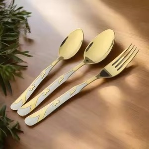 Juego de Cubiertos de Metal de Primera Calidad, Cuchara, Tenedor y Cuchillo, Colección de Cubiertos para Hoteles, Restaurantes y Cafeterías - Product Image 2