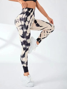Leggings Scrunch Butt Tie-Dye Respirants pour Yoga et Course en Plein Air pour Femmes Maanify (Vente en Gros) - Product Image 3
