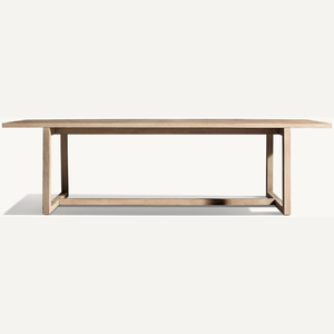 Mesa de comedor rectangular para exteriores en oferta, diseño moderno, adecuada para exteriores, diseño moderno, bonita y duradera - Product Image 3
