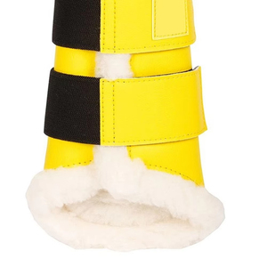 Botas de Tendón de Caballo de Tela de Color Sólido Personalizadas, Protectores de Piernas para Montar a Caballo en Múltiples Colores S M L - Product Image 5
