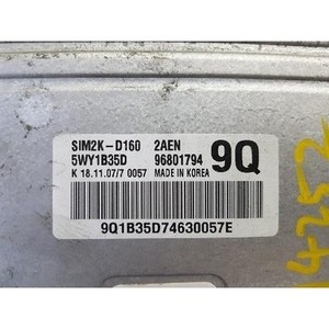 Module de commande du moteur (ECU) Tosca 2006-2011 d'occasion, GENUINE 96801794 - Product Image 4