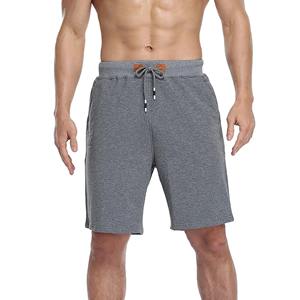 Ensemble homme décontracté couleur unie taille basse : short de bain élastique à séchage rapide et t-shirt en coton de haute qualité à séchage rapide - Product Image 1