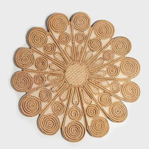 Posavasos Redondo Tejido a Mano de Bambú Ecológico, Resistente al Calor, Decoración Clásica para Mesas, Ideal para Interiores Rústicos - Product Image 5