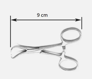 Pinces à serviettes de haute qualité, mâchoires à boule et à rotule de 4 pouces avec verrouillage à cliquet, en acier allemand, pinces à serviettes Backhaus, en vente - Product Image 4