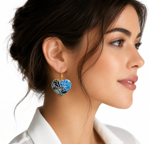 Modernos Pendientes Colgantes de Resina Hechos a Mano, Elegantes Pendientes de Diseño para Chicas, Uso Diario, Bodas, Regalos y Accesorios de Moda - Product Image 2