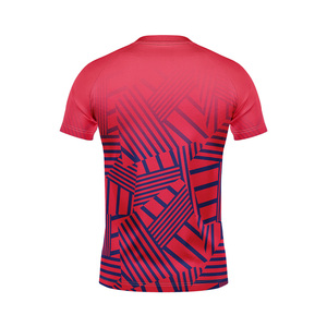 T-shirts personnalisés imprimés OEM ODM à séchage rapide, écologiques, respirants, coupe classique, manches courtes, col rond, pour hommes - Product Image 3