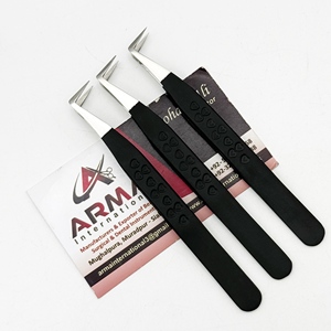 Pince à cils à 90 degrés la plus vendue, à pointe fine, écologique, testée à la main, pour extensions de cils - Product Image 5