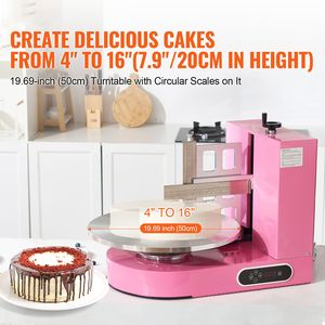 Macchina Elettrica per Decorazione Torte con Bassa Rumorosità e Piatto Girevole Regolabile per Spalmare Crema e Applicare Glassa - Product Image 2