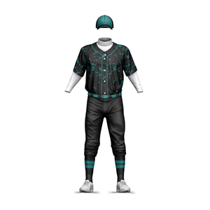 Customized High Quality Sublimation Printed Baseball Jersey Logo Name Short Sleeve Latest Design New Style Baseball Uniform - Product Image 6