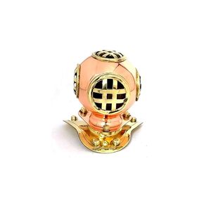 Casco de Buceo de Latón y Cobre Pesado, Estilo Vintage Náutico, Pieza Decorativa para el Hogar u Oficina - Product Image 2