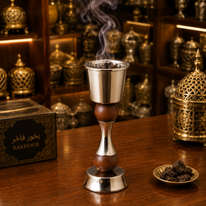 Customized Handmade Metal <b>Oud</b> Burner Arabic Mabkhara Decorative Islamic Bakhoor Burner Ramadan Eid Decor Aroma <b>Diffuser</b> Home Use - Product Image 4