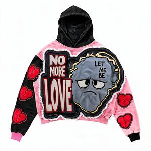 Sudadera con Capucha de Neopreno para Hombre con Máscara, Chaqueta Deportiva de Invierno Cortavientos con Bloques de Color y Forro Polar, Ajuste Regular - Product Image 4