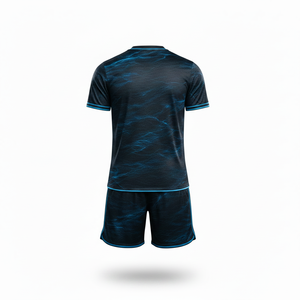 ชุดยูนิฟอร์มพิคเคิลบอลสำหรับผู้ชาย เสื้อยืดกีฬา กางเกงขาสั้น คอกลม เอวยางยืด แห้งเร็ว ระบายอากาศได้ดี ชุดกีฬา พิมพ์ลายด้านหน้า - Product Image 4