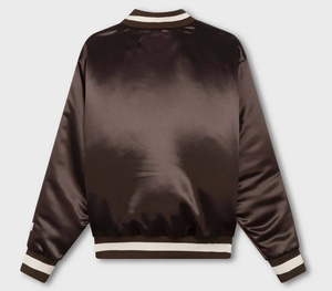 Women's Satin Bomber <b>Jacket</b> <b>with</b> <b>Lining</b> Custom Logo High Quality Winter Windbreaker Autumn Fashion Wholesale <b>Jackets</b> - Product Image 6
